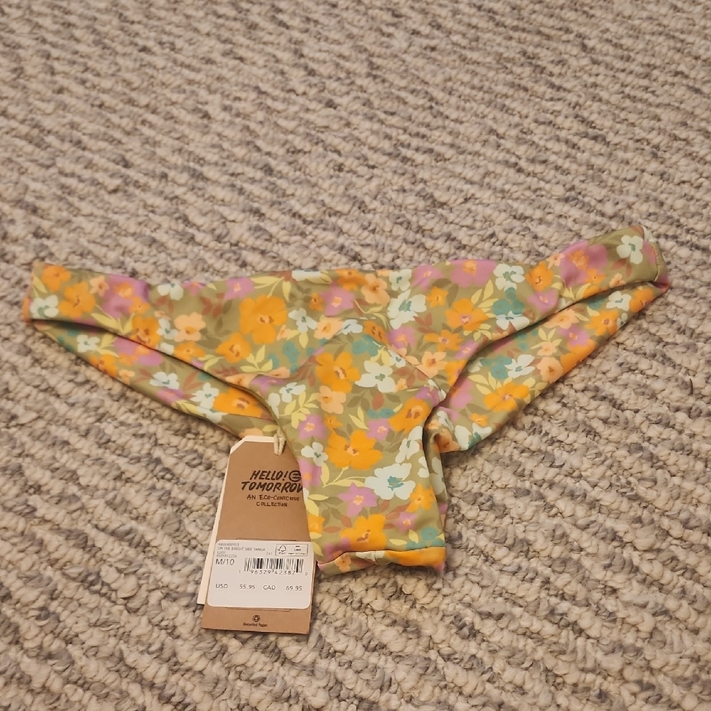 Billabong Floral Bikini Bottom - Multicolor